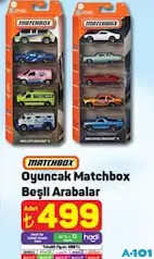 MATCHBOX OYUNCAK BEŞLİ ARABALAR